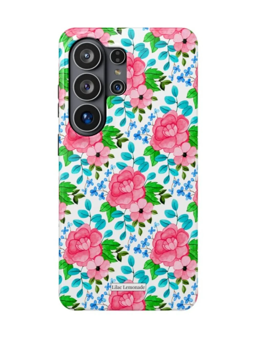 PETAL POP-Pink Floral Protective Phone Case
